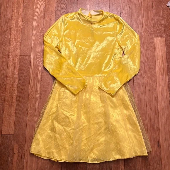 Costumes | Pokmon Girls Yellow Velvet Mock Neck Long Sleeve Pikachu Dress  Size L | Poshmark